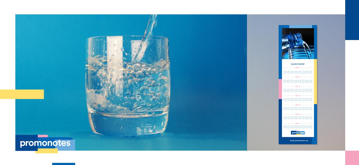 Wyzwanie wody:7 dni – 8 szklanek dziennie. Pobierz i wydrukuj!